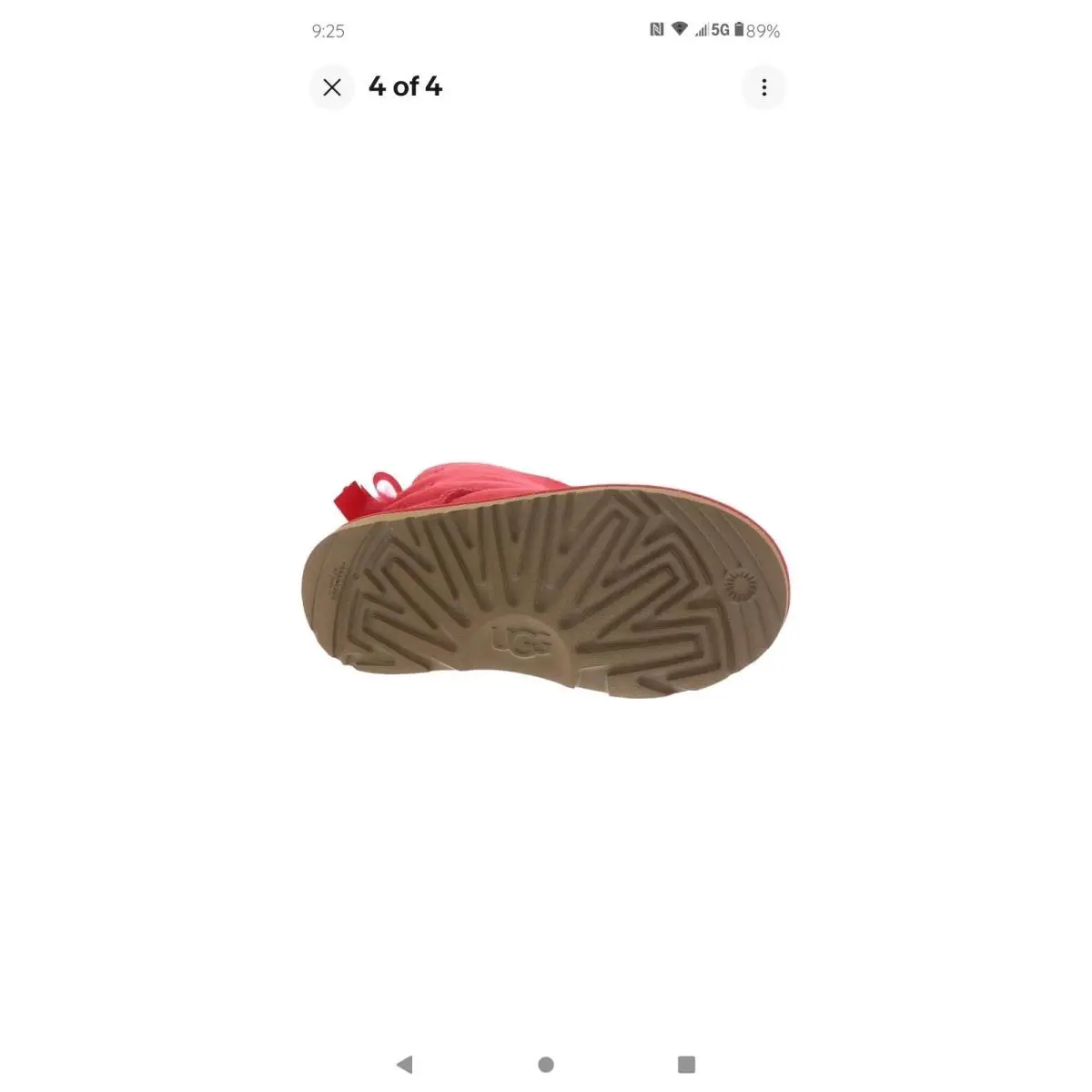 UGG shoes - UGG Australia Bailey Bow II - Red Ribbon 1