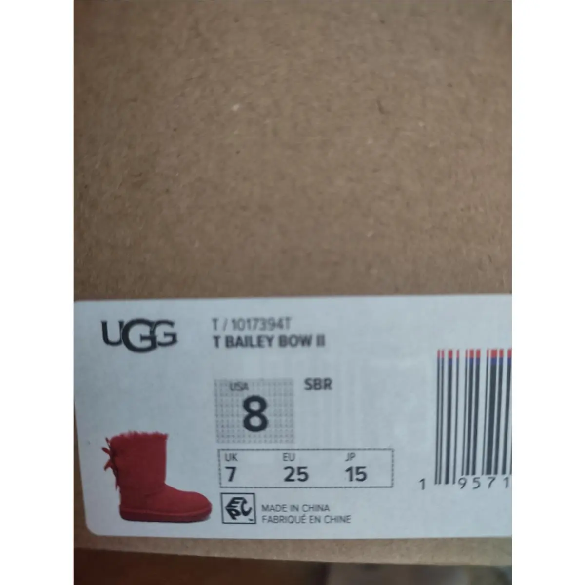 UGG shoes - UGG Australia Bailey Bow II - Red Ribbon 10