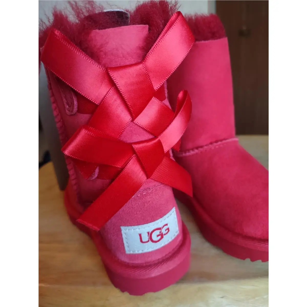 UGG shoes - UGG Australia Bailey Bow II - Red Ribbon 4