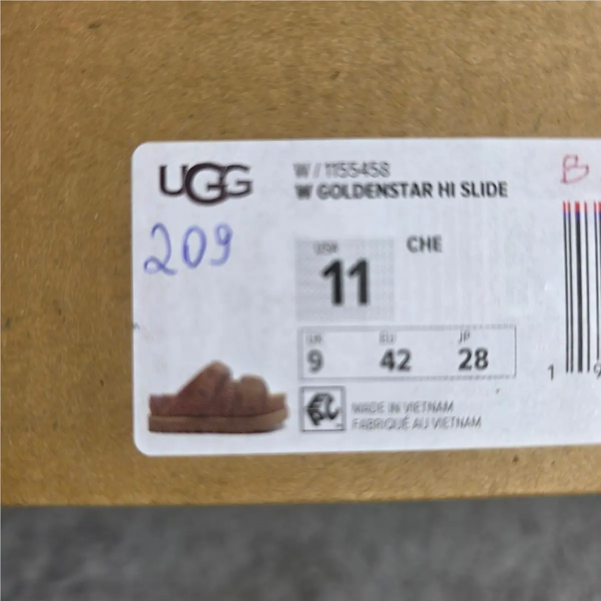 UGG shoes - UGG Goldenstar Hi Slide - Goldenstar Slide - Brown 6