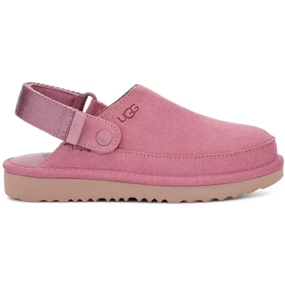 Ugg Women`s Size 6 Mauve Pink Goldenstar Clog Suede Strap Cottagecore