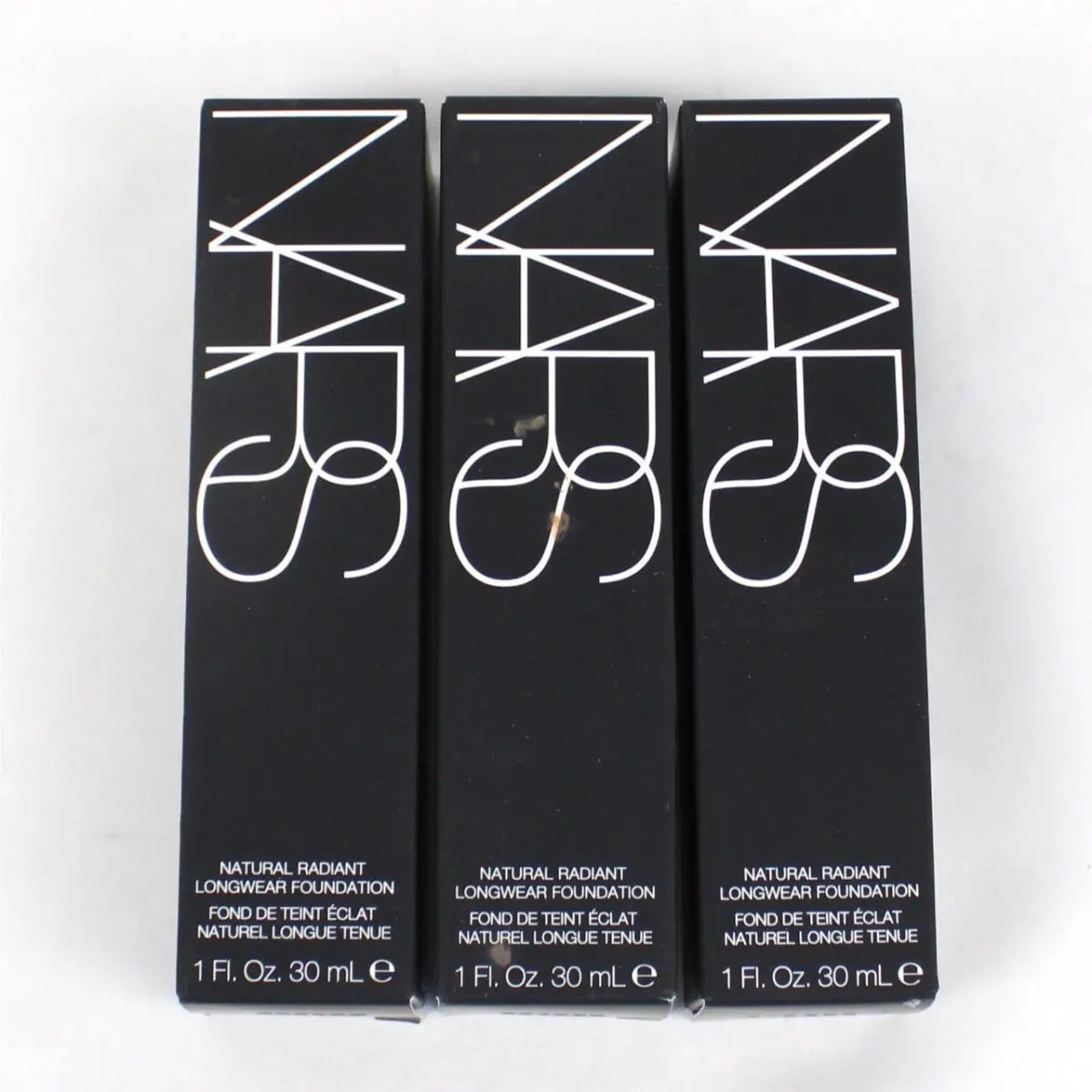 Nars Natural Radiant Longwear Foundation in Medium Medium-deep Shades Lot of 3
