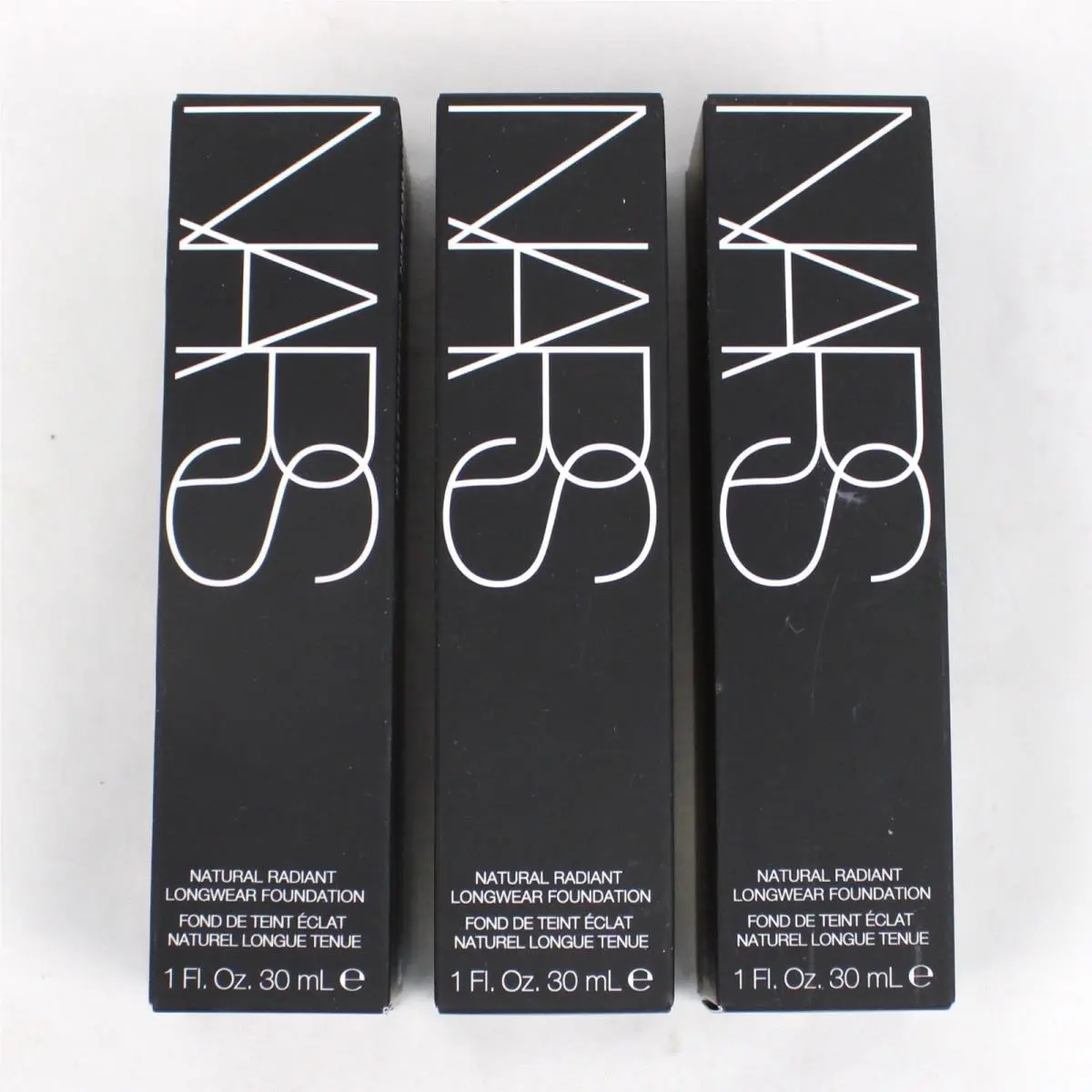 Nars Natural Radiant Longwear Foundation In L0 Siberia 1 Fl Oz Lot of 3