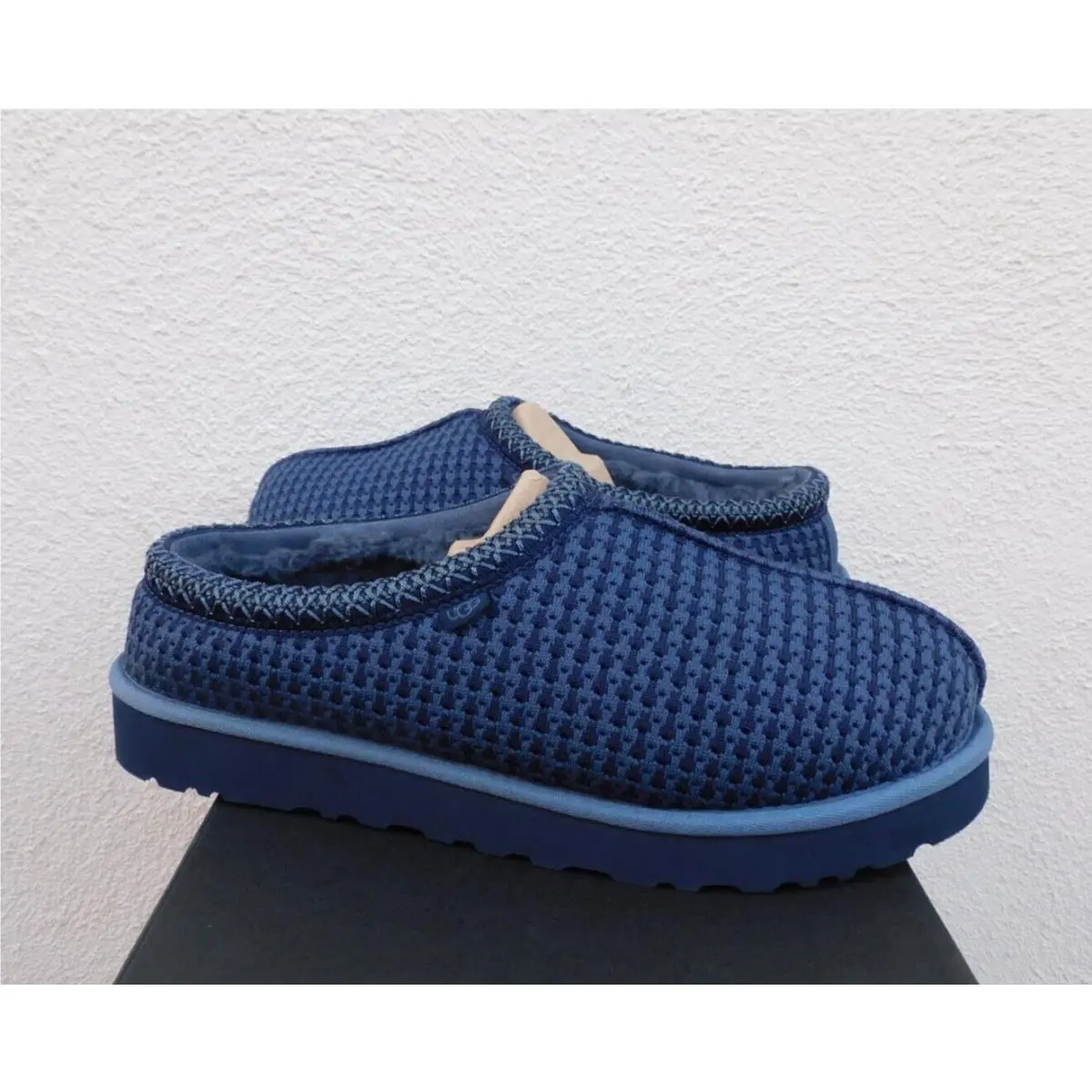 Ugg Tasman Flecked Knit Fabric/ Wool Slippers Shoes Men US 7/ Eur 40