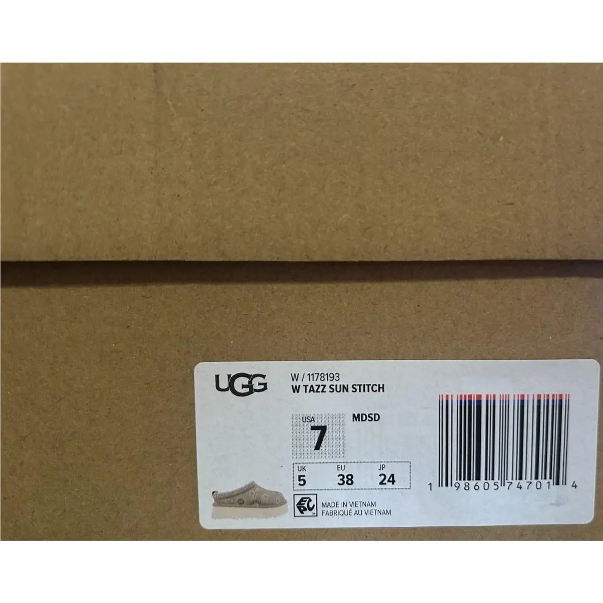 UGG shoes - UGG Tazz SunStitch - Tazz SunStitch - Mustard Seed (UPC: 198605747014) 4
