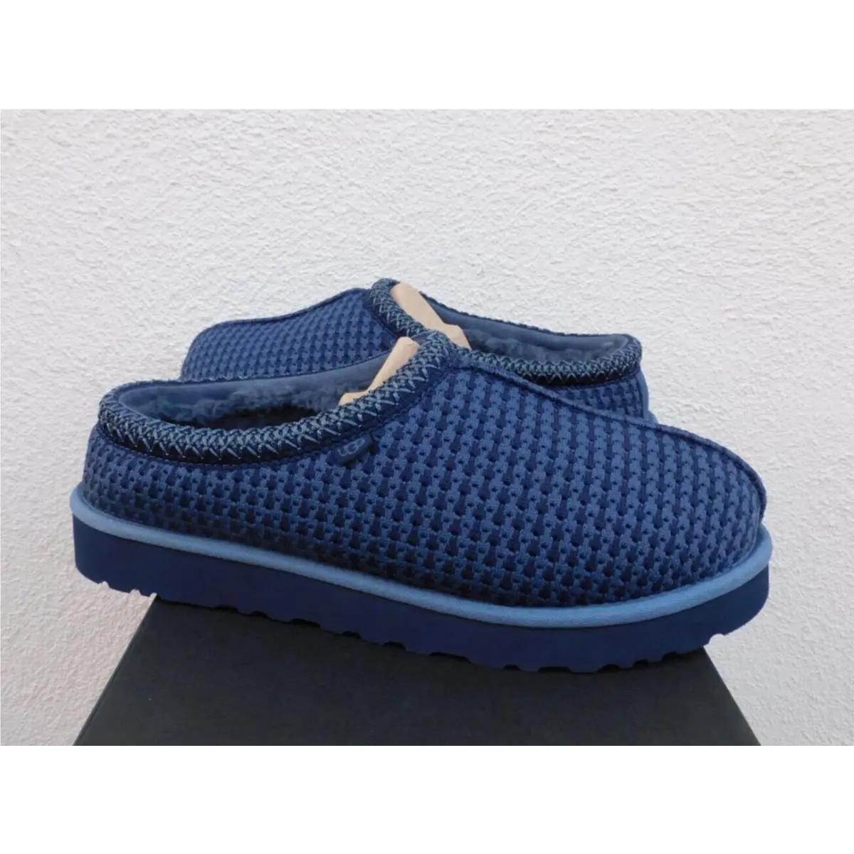 Ugg Tasman Flecked Knit Fabric/ Wool Slippers Shoes Men US 11/ Eur 44
