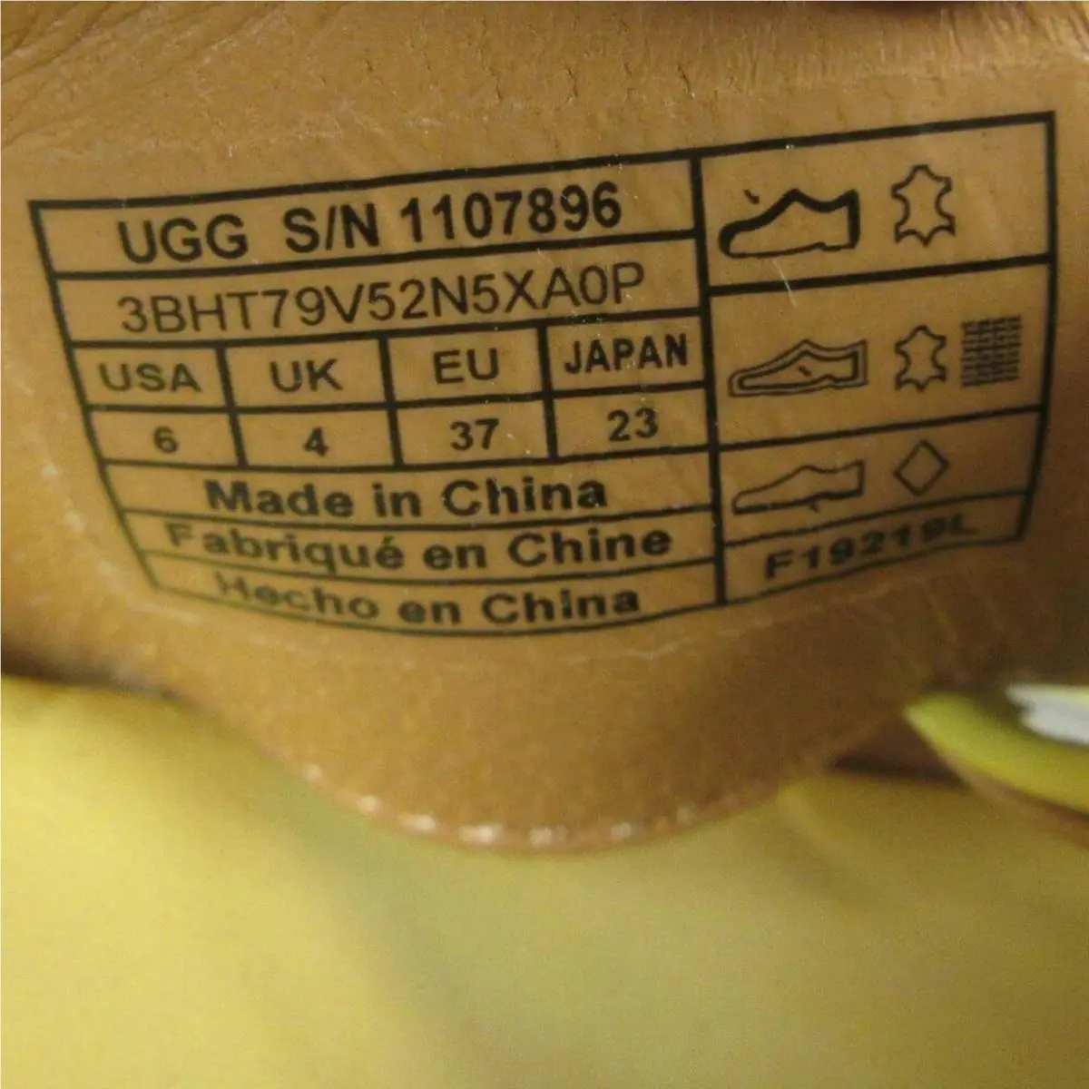 UGG shoes - Yellow 4