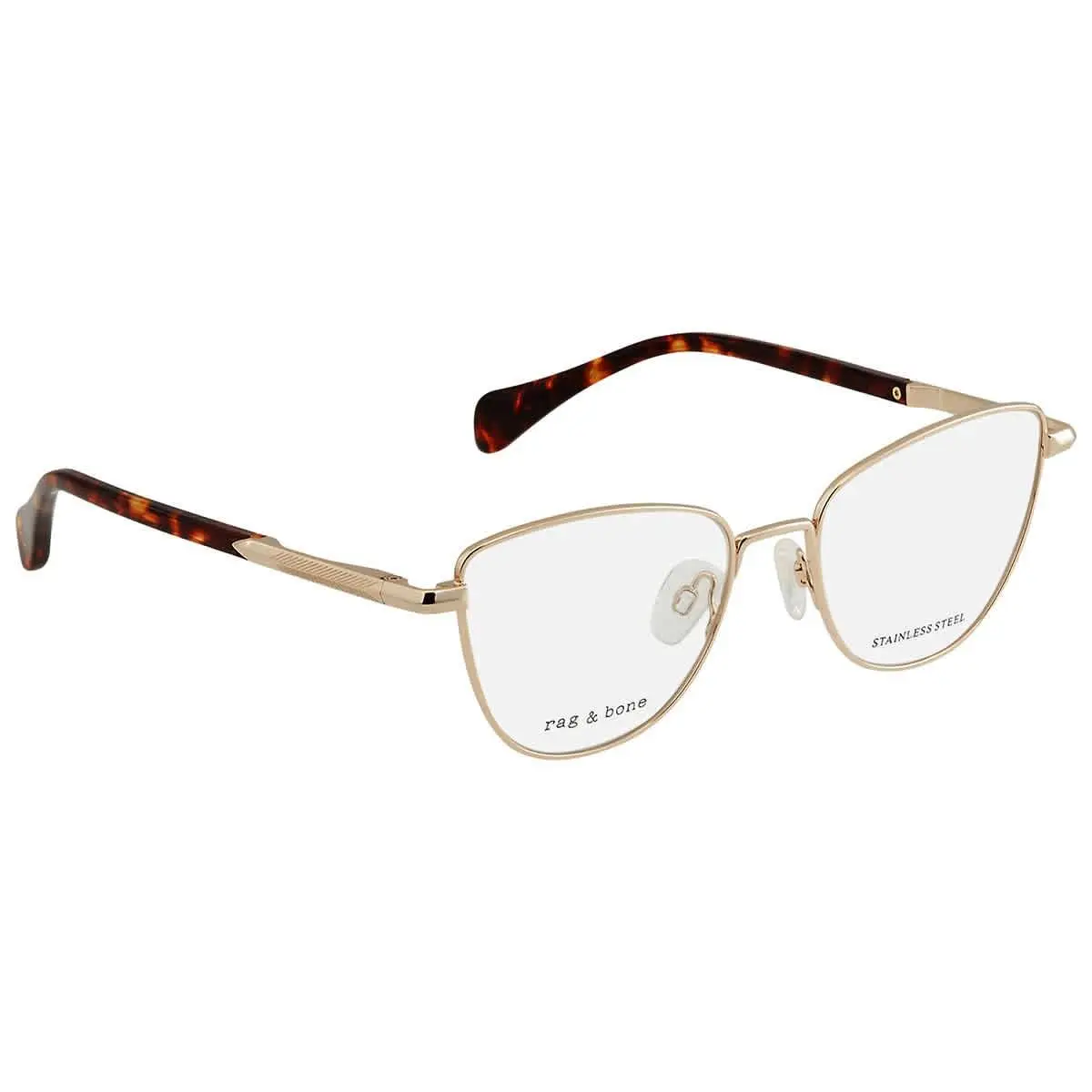 Rag and Bone Demo Cat Eye Ladies Eyeglasses RNB3037 03YG 51 RNB3037 03YG 51