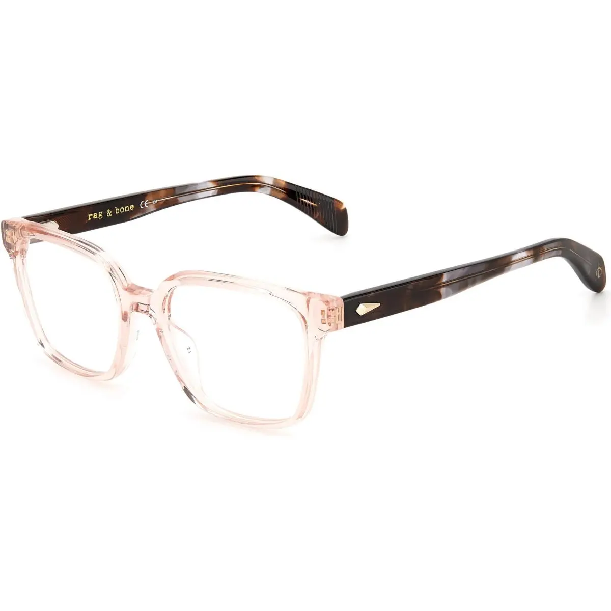 Rag Bone Rnb 3045 Eyeglasses 0733 Peach by Rag & Bone