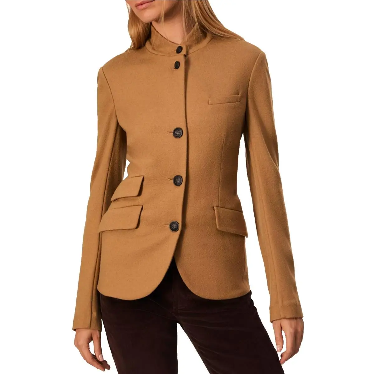 Rag Bone Women Slade Japanese Wool Blazer Size-4 /62% Off