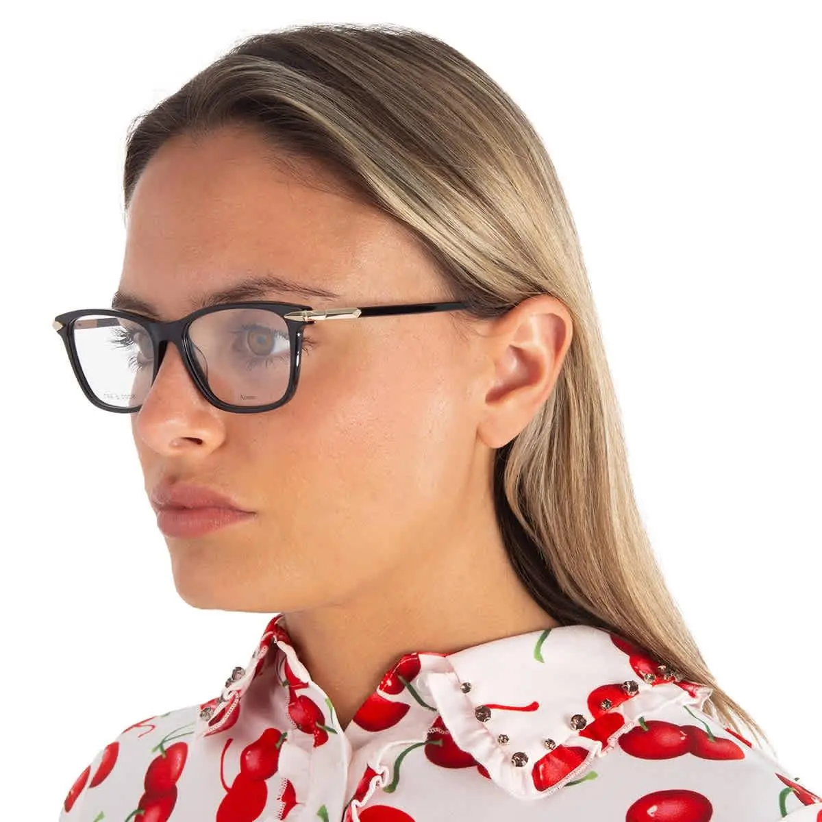Rag and Bone Demo Rectangular Ladies Eyeglasses RNB3031 0807 52 RNB3031 0807 52