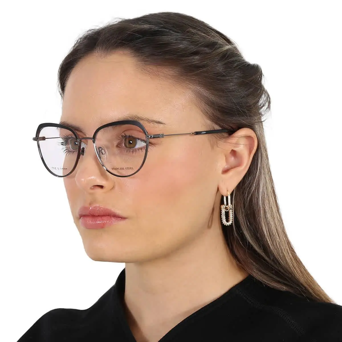 Rag and Bone Demo Geometric Ladies Eyeglasses RNB3030/G 0ANS 52 RNB3030/G 0ANS