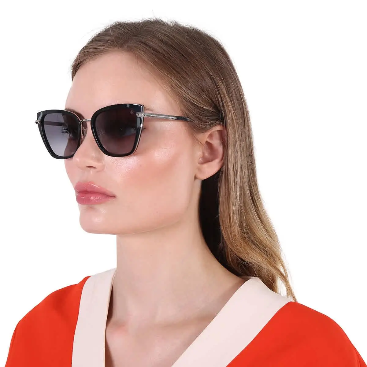 Rag and Bone Grey Gradient Cat Eye Ladies Sunglasses RNB1057/G/S 0807/9O 56