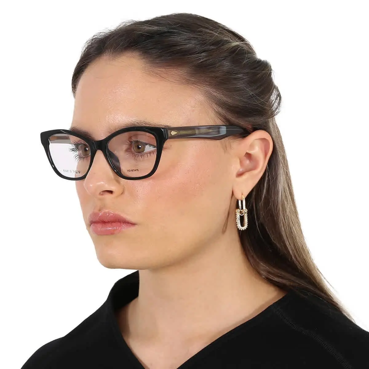 Rag and Bone Demo Cat Eye Ladies Eyeglasses RNB3039 008A 52 RNB3039 008A 52