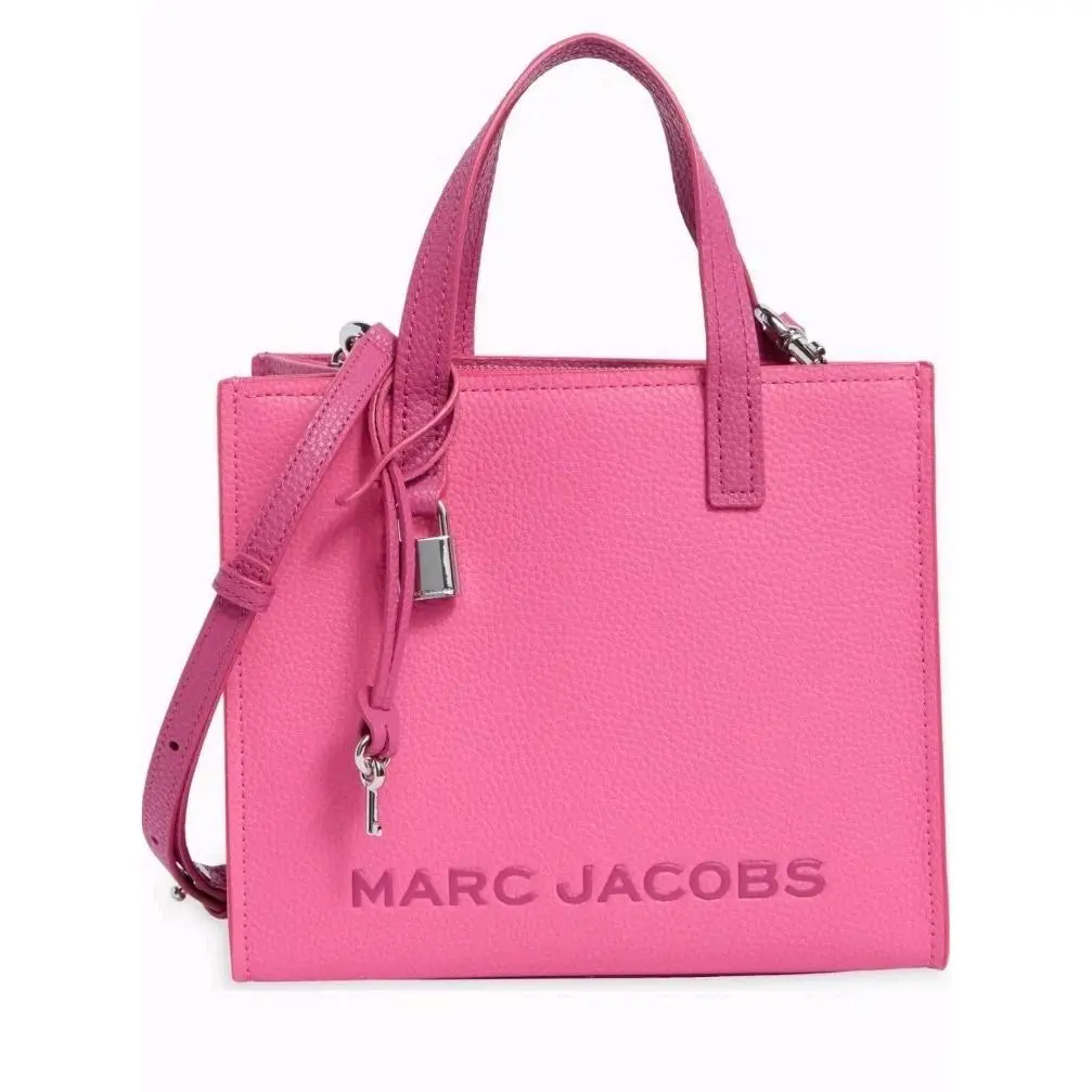 Marc Jacobs Women`s Bold Grind Mini Top Handle Satchel Leather Magenta