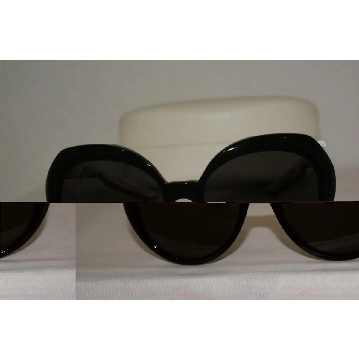 Authen Balenciaga Sunglasses BB 0024S Black/white/pink 007 58-19 W Orig Case