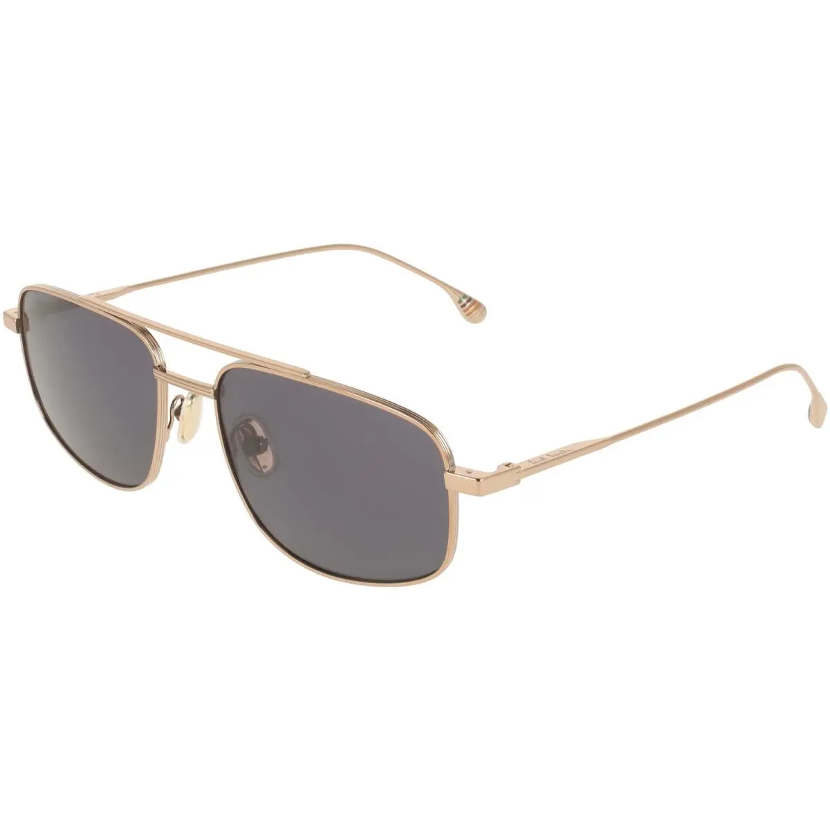 Purley Men`s Navigator Sunglasses - PS26100S - Made in Italy Amber Gold-Tone/Grey (753) by Paul Smith