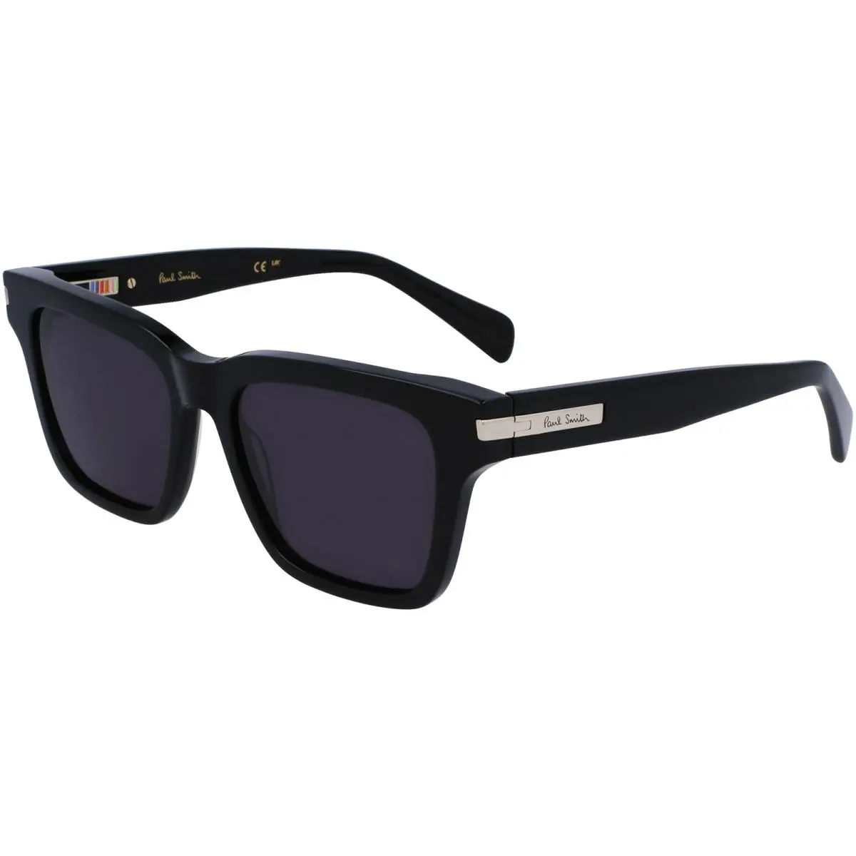 Harberton Men`s Square Sunglasses - PS23600S - Made in Italy Black/Grey (001) by Paul Smith
