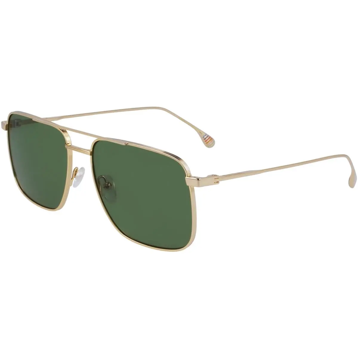Paul Smith Halsey Men`s Gold-tone Navigator Sunglasses - PS23100S 715 - Italy