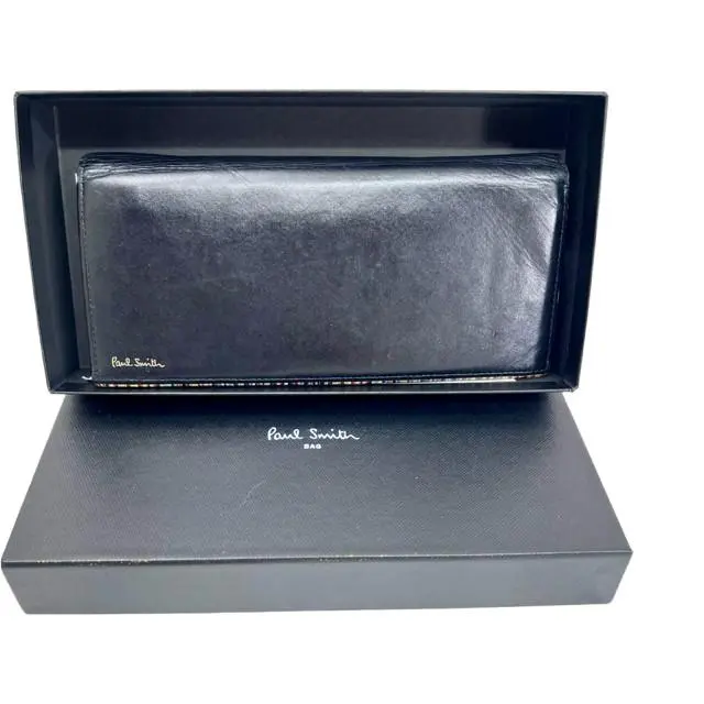 W/box Bag  Wallet B-fold Store Money/card Dark Brown Leather 61 by Paul Smith