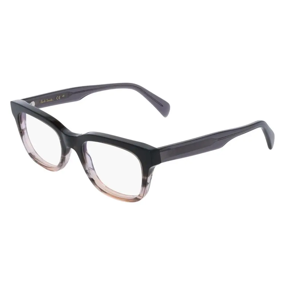 Paul Smith Unisex Meade 52 mm Black Multistripes Eyeglasses PS25606-021-52