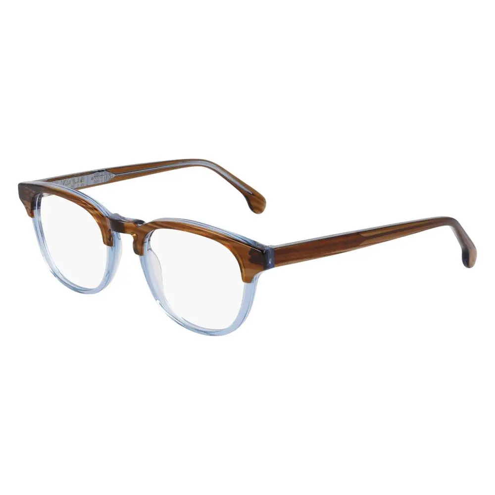 Paul Smith Men`s Abbot 48 mm Multistripe Brown Eyeglasses PSOP001V1-007-48
