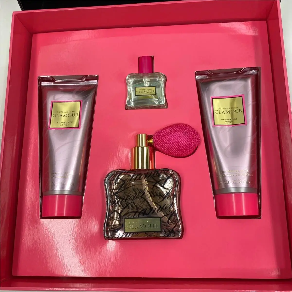 Victoria`s Secret Glamour Eau DE Parfum Four 4 Piece Gift Set by Victoria's Secret