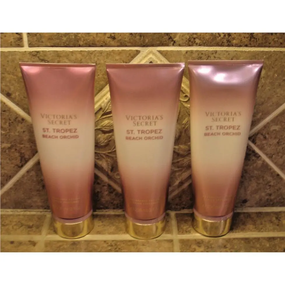 Victoria`s Secret St. Tropez Beach Orchid Body Lotion 8 oz Lot OF 3 by Victoria's Secret