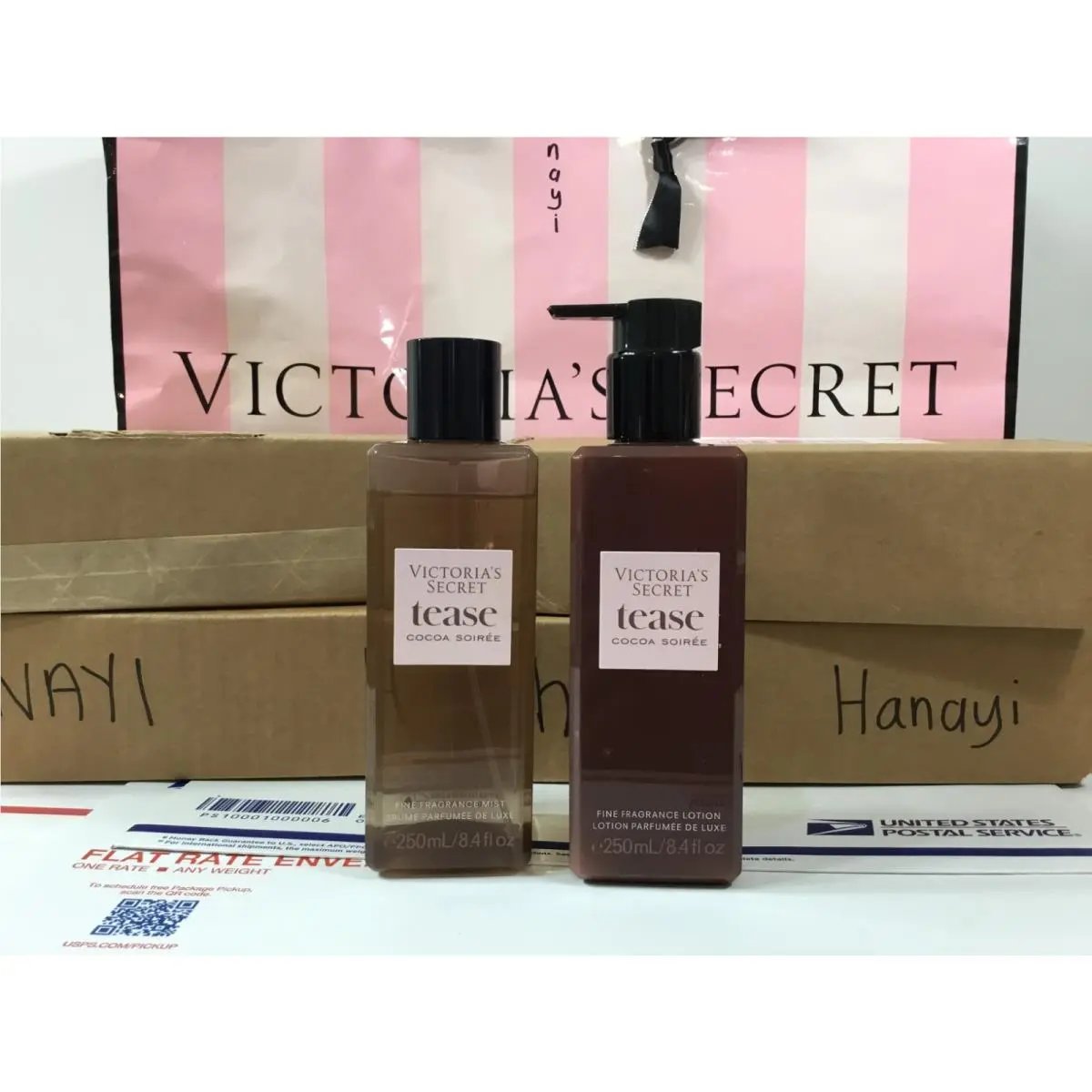 Victoria`s Secret Tease Cocoa Soiree Fragrance Mist Fragrance Lotion -see Desc