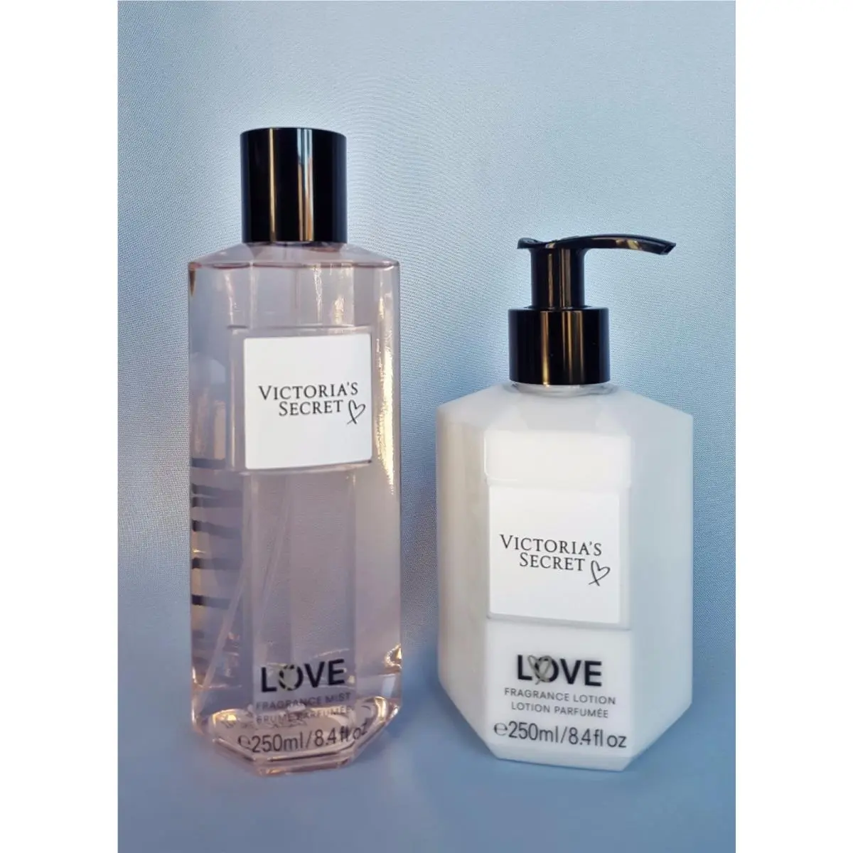 Victoria`s Secret Love Fragrance Body Lotion Body Mist/spray 8.4 OZ Each by Victoria's Secret