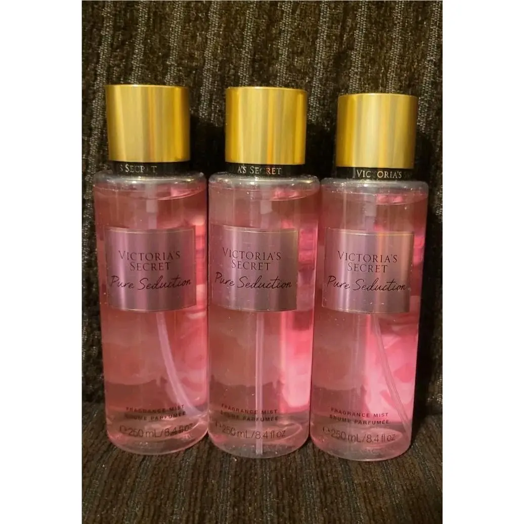 3 pc Victoria`s Secret Pure Seduction Fragrance Mist/body Spray 8.4 oz Each by Victoria's Secret