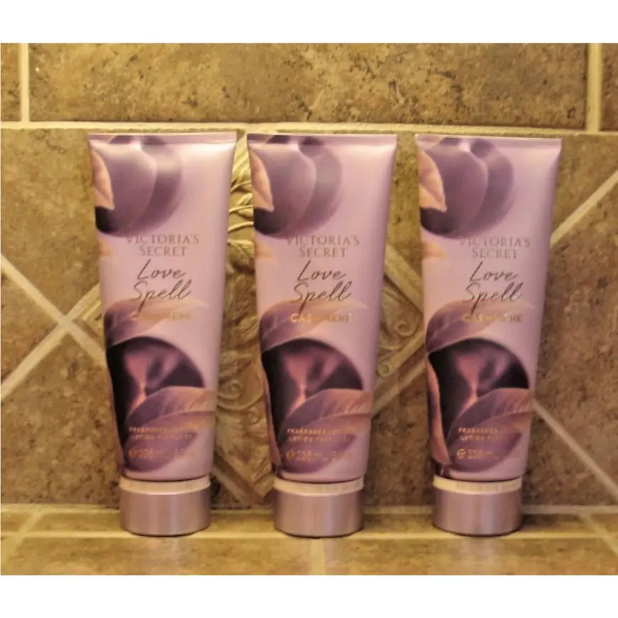 Victoria`s Secret Love Spell Cashmere Body Lotion 8 oz Lot OF 3 by Victoria's Secret