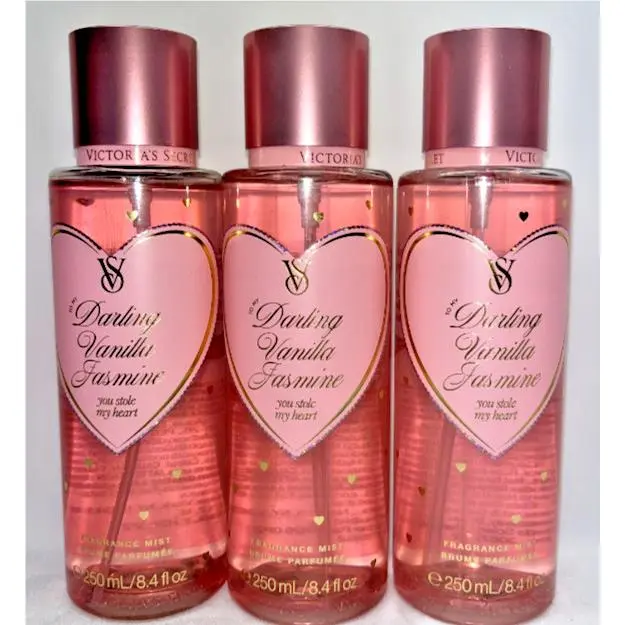 3 Darling Vanilla Jasmine Victoria`s Secret Fragrance Mist 8.4 fl oz by Victoria's Secret