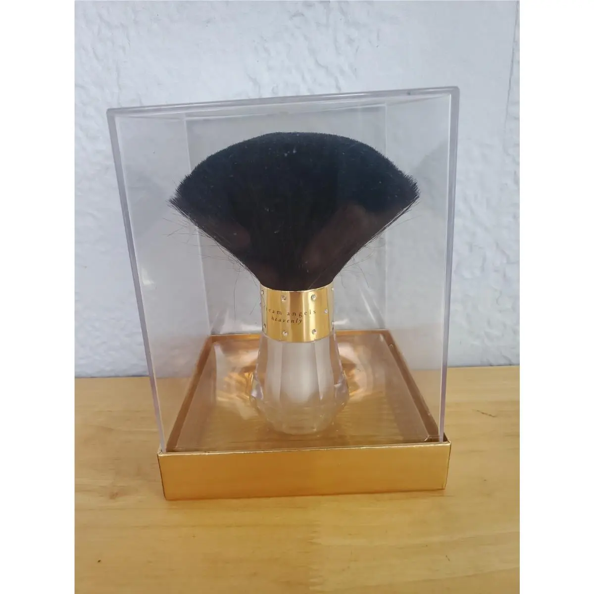 Victoria`s Secret Shimmer Dream Angels Heavenly Body Powder Holder Puff Rare by Victoria's Secret