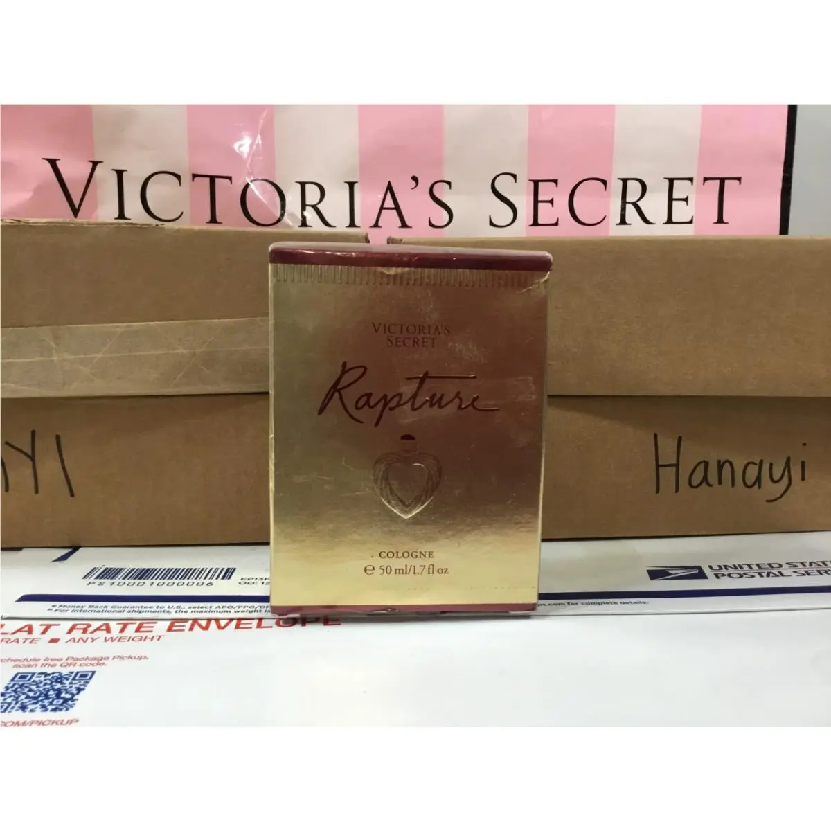 Victoria`s Secret Rapture Cologne Parfum Edp Heart Shaped 1.7 OZ - See Desc by Victoria's Secret