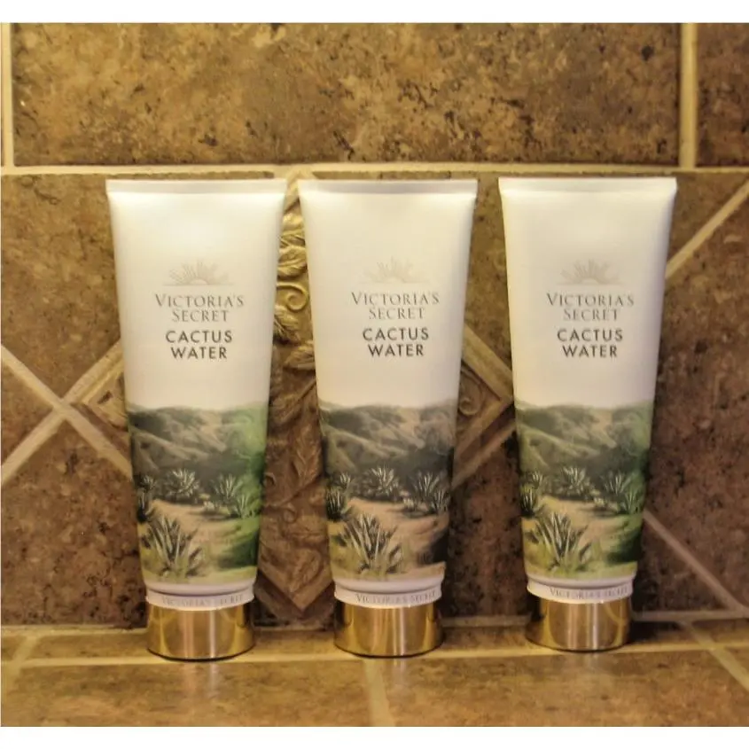 Victoria`s Secret Cactus Water Body Lotion 8 oz Lot OF 3