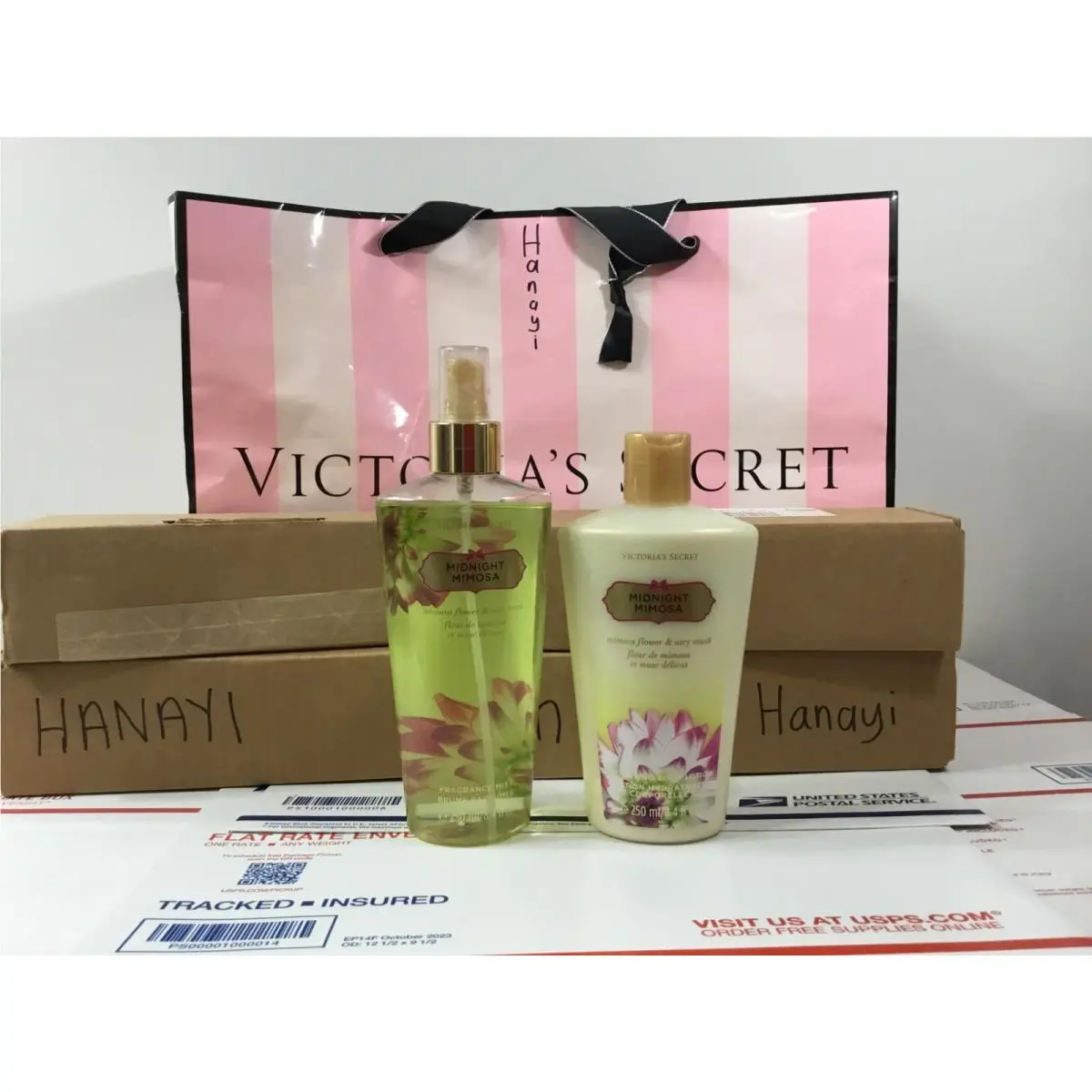 2PC Victoria`s Secret Midnight Mimosa Fragrance Mist Body Lotion Set by Victoria's Secret