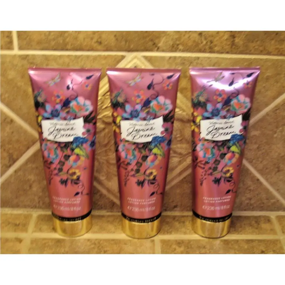 Victoria`s Secret Jasmine Dreams Body Lotion 8 oz Lot OF 3