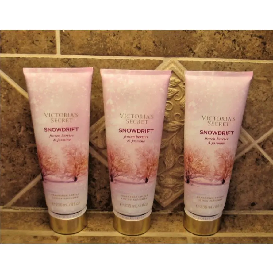 Victoria`s Secret Snowdrift Body Lotion 8 oz Lot OF 3 by Victoria's Secret