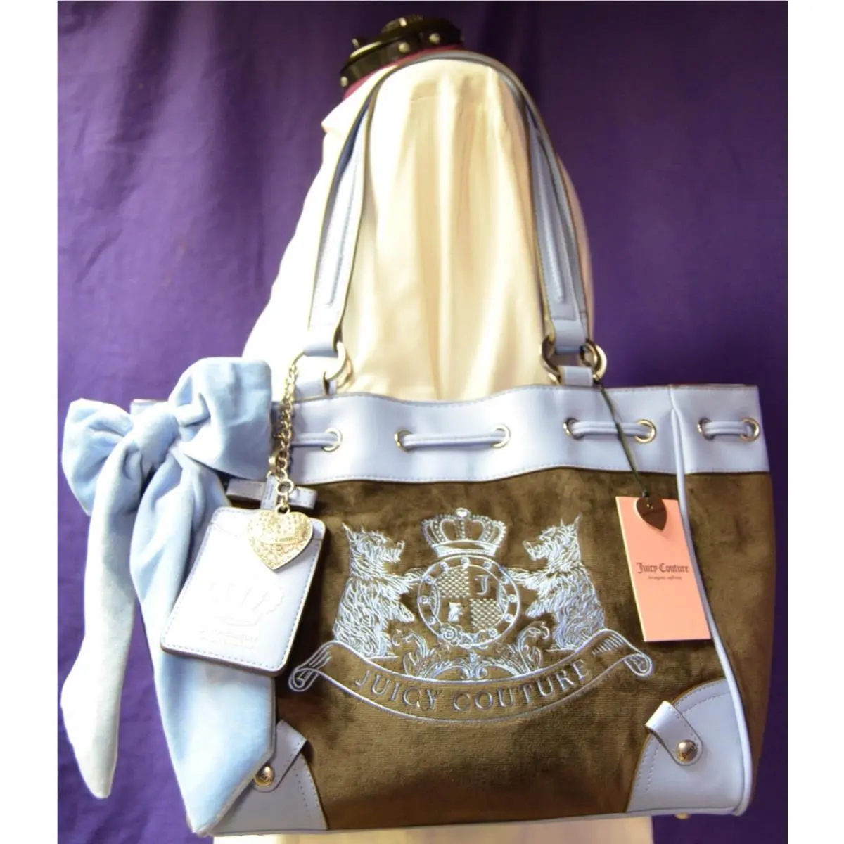 Juicy Couture Classic Skottie Dogs Tote Nwt`s