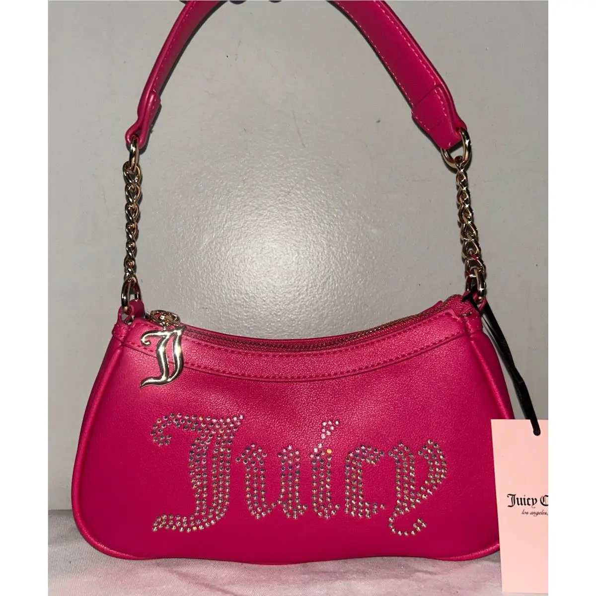 Juicy Couture Obsession Shoulder Bag Pink Flash