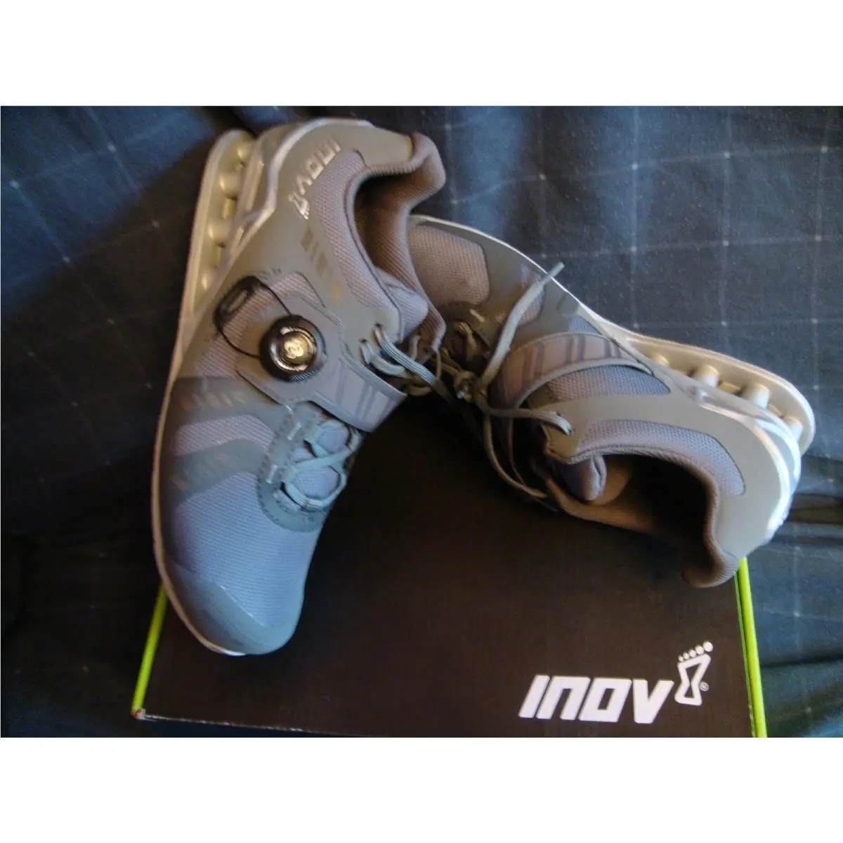 INOV-8 Fastlift 400 Boa Womens Shoes Grey/silver 9.5US / 7.0UK