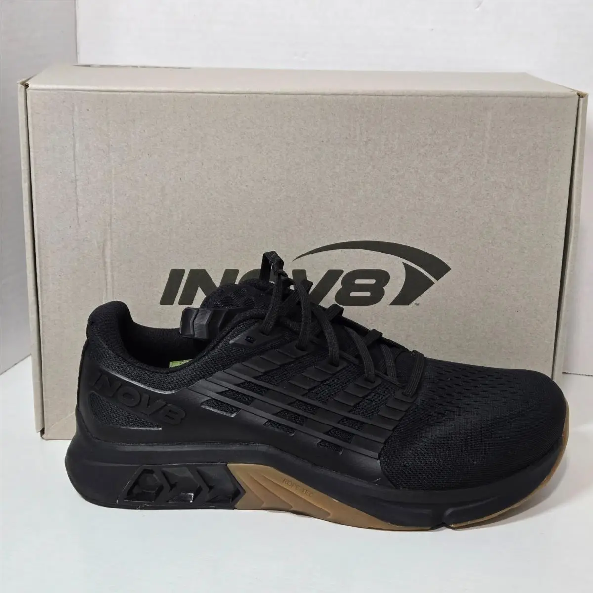 INOV8 Men`s F-lite Max Gym Cross Training Shoes Sneakers Black Gum Sz 10.5 Wide