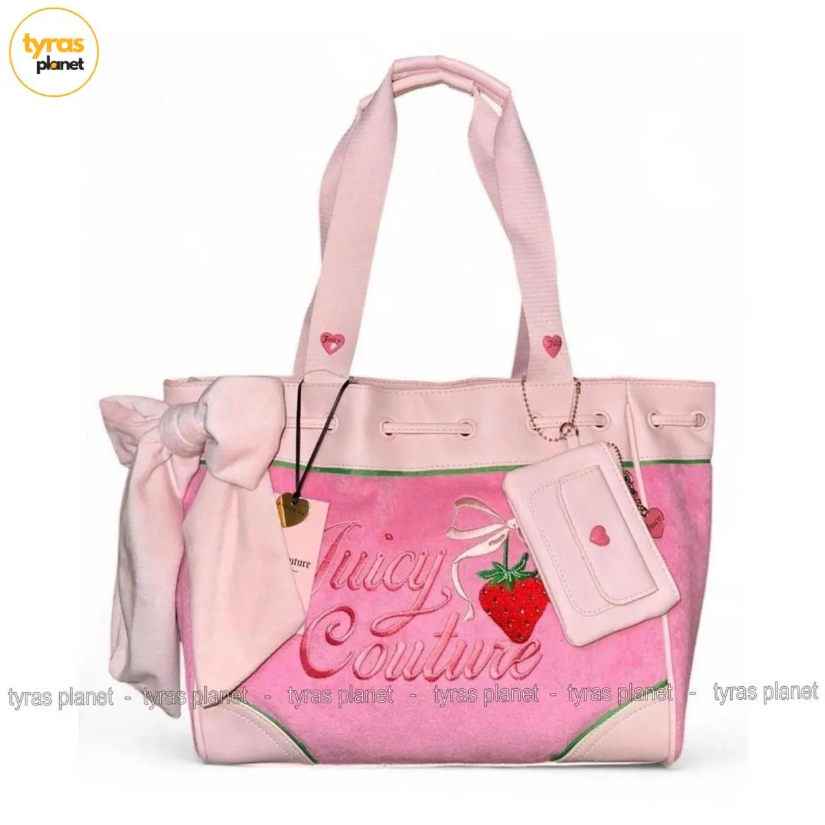 Juicy Couture Retro Strawberry Tote Bag Daydreamer Pink UK Exclusive