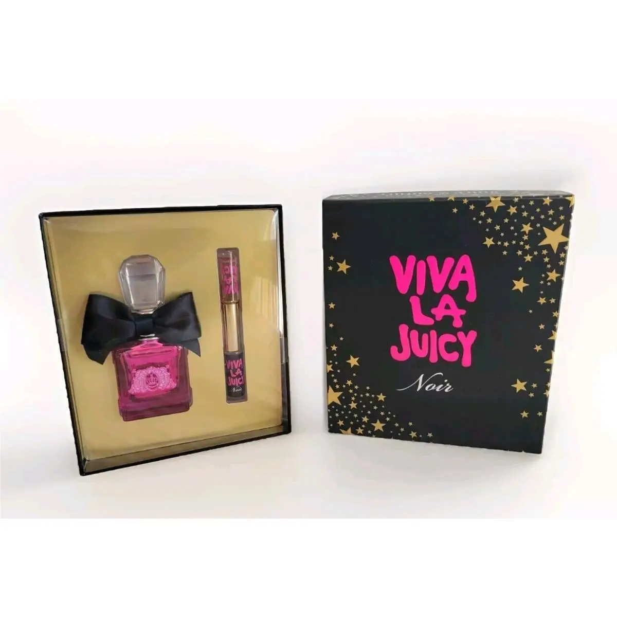 Juicy Couture Viva La Juicy Noir 2 Piece Gift Set 1.7 Oz Spray +dbl Rollerball