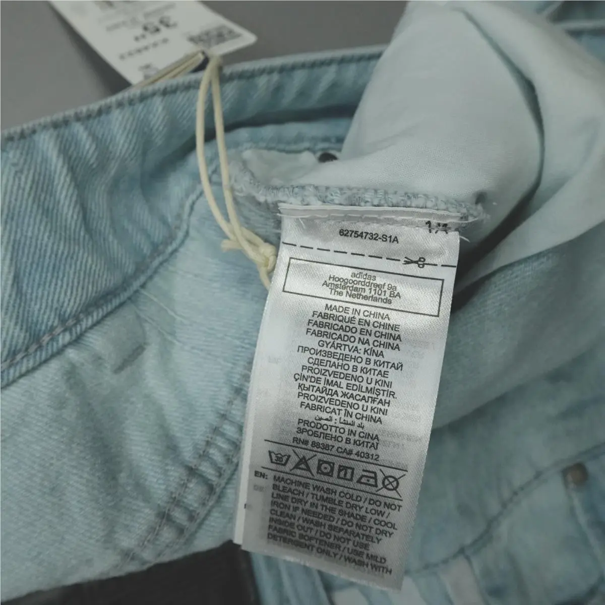 Adidas clothing - adidas Originals Adilenium Season 5 Denim Pants - KX4822 - Blue 3