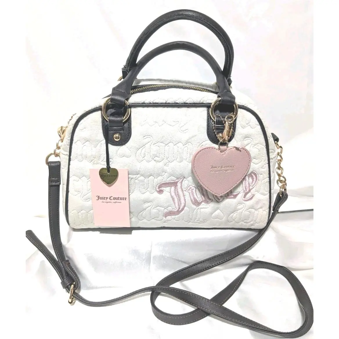 Juicy Couture Purse Vintage Dreams Satchel Bag Angel Chocolate 11JCPVMX Viral