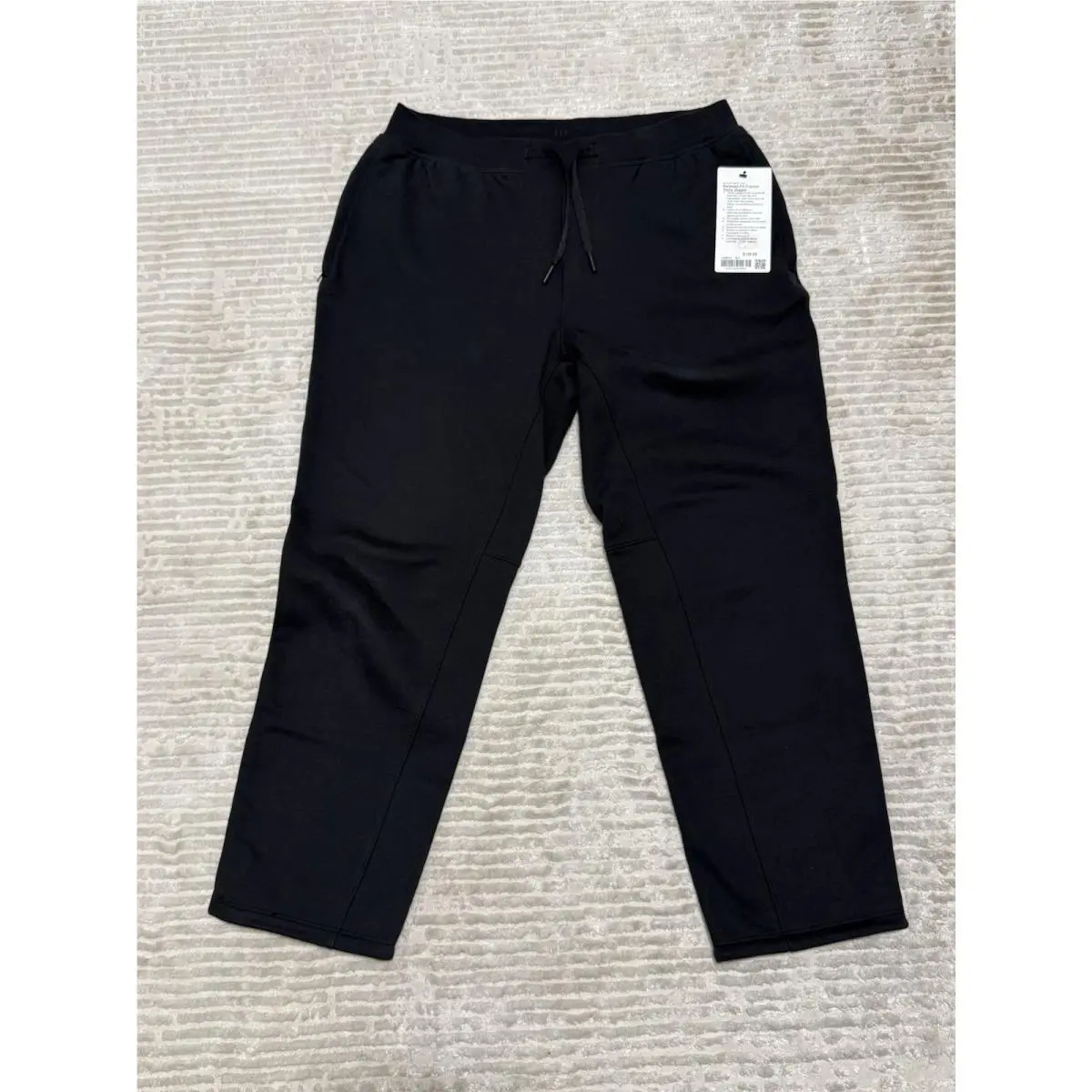 Lululemon Relaxed Fit French Terry Jogger Sweat Pants Joggers Black - Large