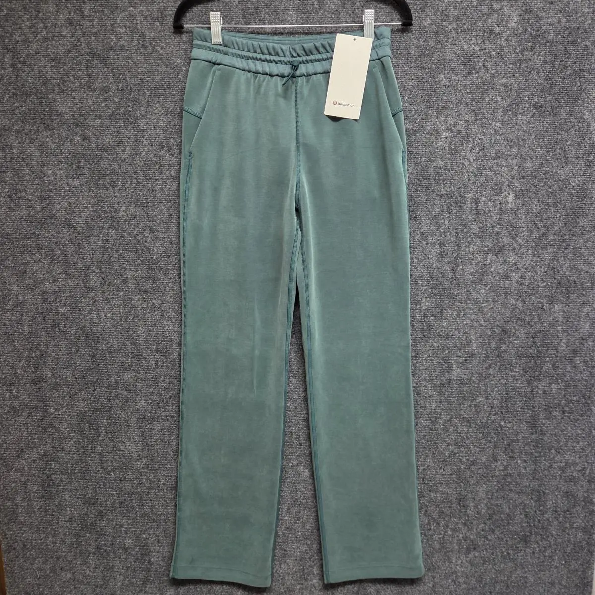 Lululemon Pants Womens 4 Green Softstreme High Rise Straight Leg Shockcore