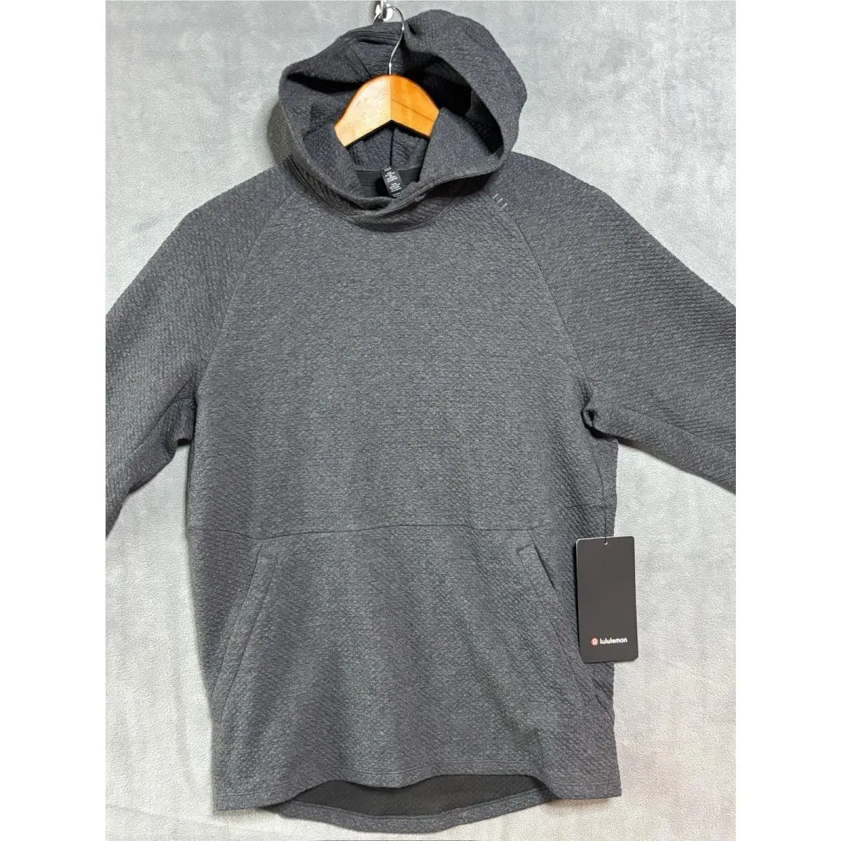 Lululemon At Ease Hoodie Mens XS Comfort Black Pullover Sweater Classic